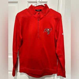 Nike Golf Tampa Bay Buccaneers 1/4 Zip size Small in Red